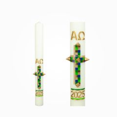 Osterkerze OK72 Ø 80mm H 800mm mit 10% Bienenwachs