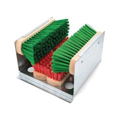 Schuhputzer galvanisiert, 4 Besen