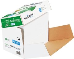 Kopierpapier Navigator Universal, DIN A4, 80 g/m², hochweiß, 1 Karton = 2500 Blatt