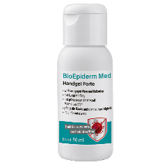 BioEpiderm Handgel Forte | Handdesinfektion | 50ml | 20 Stück