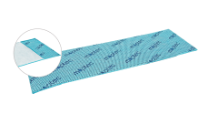 Einwegmopp bluescrub, 40cm, 20 Stk., aus 88 % nachwachsenden und recycelten Rohstoffen, made in Germany, Wischbezug