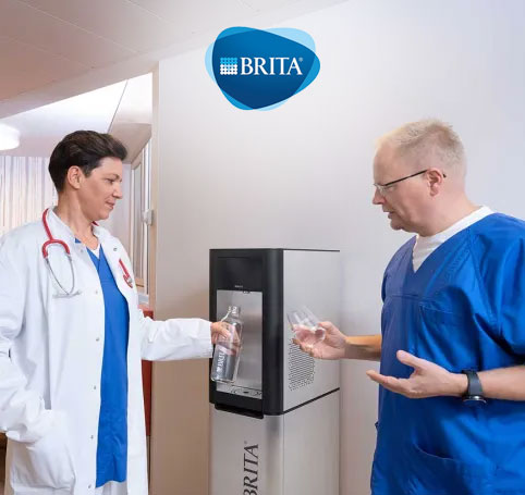 BRITA Wasserspender: Frisches Tafelwasser für die Gesundheitsbranche