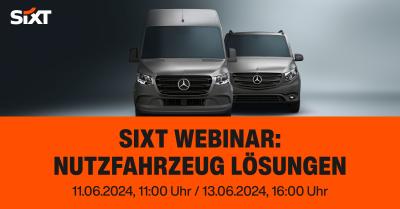 Sixt Nutzfahrzeug Webinar 